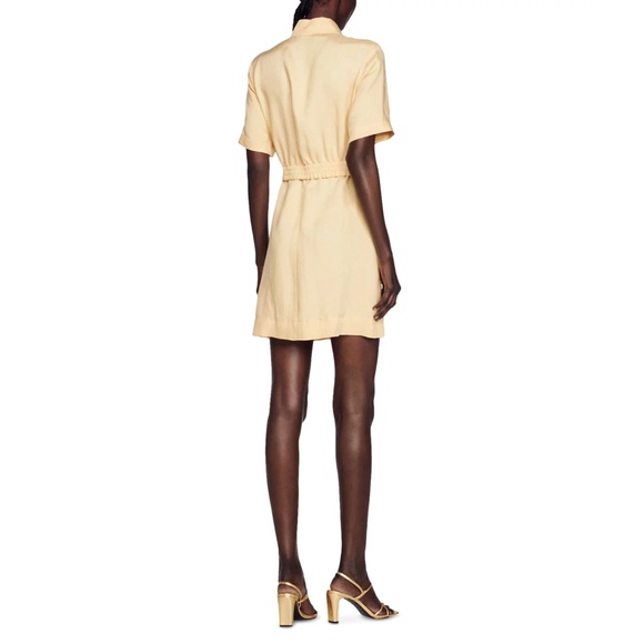 Meurice Twill Mini Shirt Dress - Picture 2 of 4